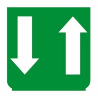 Emblem - Heben/Senken grün