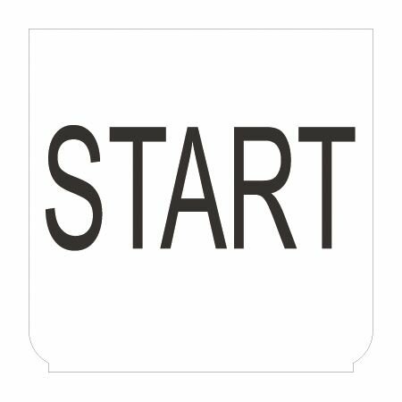 Emblem - START weiss