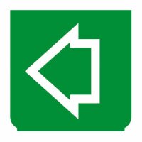 Emblem - Blinker links grün