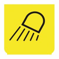 Emblem - Arbeitsscheinwerfer gelb/schwarz