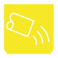 Emblem - Sicheres Nachfüllen gelb/weiss