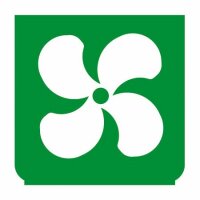 Emblem - Gebläse grün