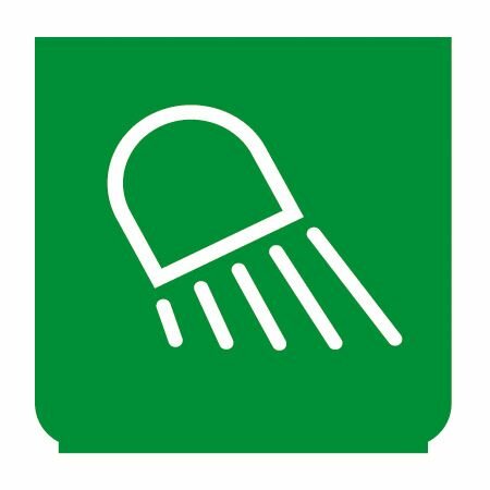 Emblem - Arbeitsscheinwerfer grün