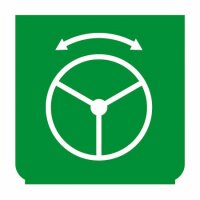 Emblem - automat. Steuerung grün