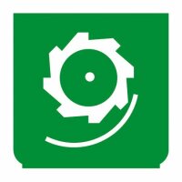 Emblem - Dreschtrommel grün