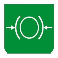 Emblem - Bremsflüssigkeit Druck grün