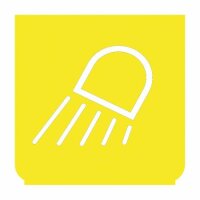 Emblem - Arbeitsscheinwerfer gelb