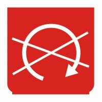 Emblem - Motor Stop rot