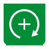 Emblem - Beschleunigen grün