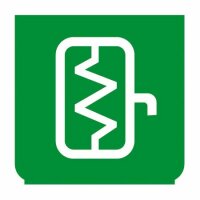 Emblem - Spiegelheizung grün