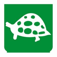 Emblem - Schildkröte (langsam) grün