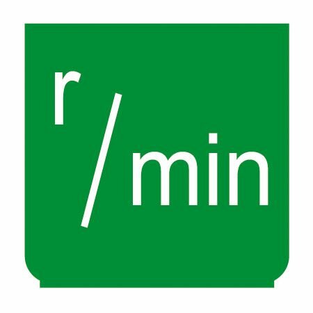 Emblem - Drehzal grün