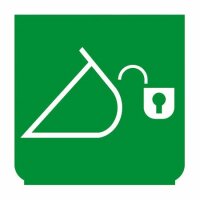 Emblem - Gerätehalter grün