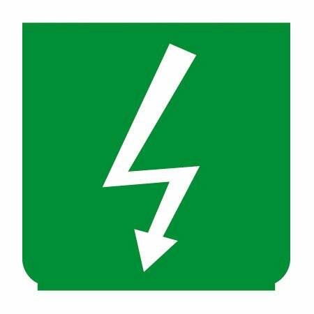 Emblem - Hochspannung grün