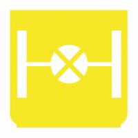 Emblem - Differentialsperre gelb