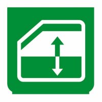 Emblem - Fensterheber grün