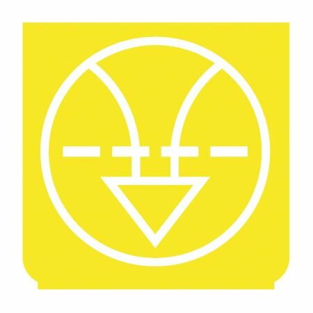 Emblem - Luftreiniger gelb/weiss