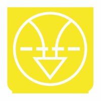 Emblem - Luftreiniger gelb/weiss