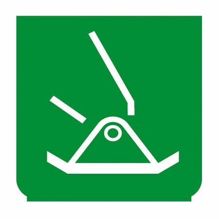 Emblem - Stütze R grün