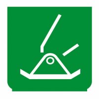 Emblem - Stütze L grün