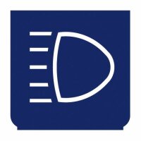 Emblem - Fernlicht blau