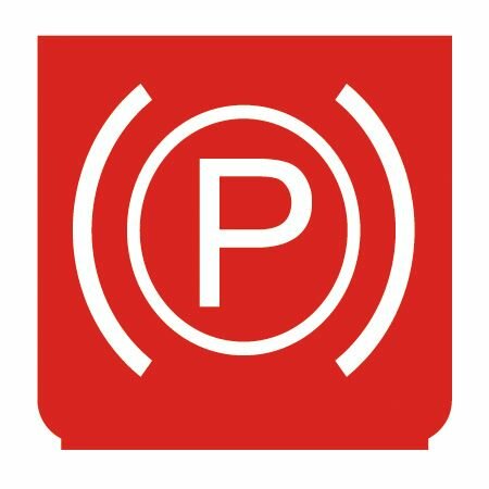 Emblem - Handbremse rot