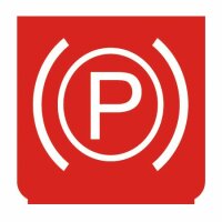 Emblem - Handbremse rot