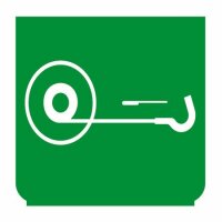 Emblem - Seilwinde R grün