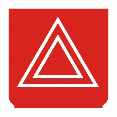 Emblem - Warnblinker rot