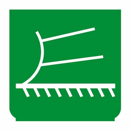 Emblem - Pflug grün