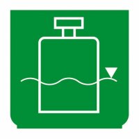 Emblem - Tankfüllungsgrad grün