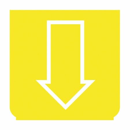 Emblem - Fensterheber gelb/weiss