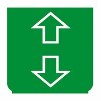 Emblem - Fensterheber grün