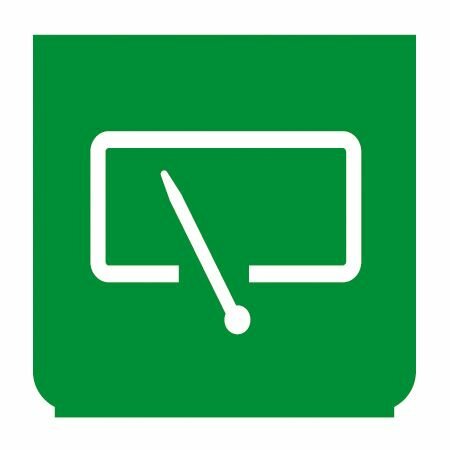 Symbole - essuie-glace arrière vert