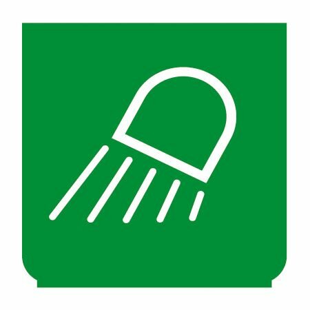 Emblem - Arbeitsscheinwerfer grün