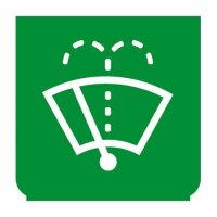 Emblem - Scheibenwischer/-wascher grün