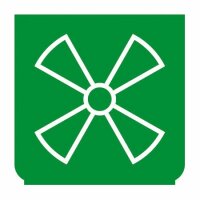 Emblem - Gebläse langsam grün