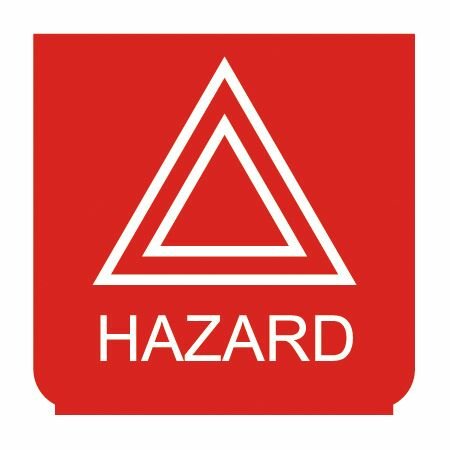 Emblem - Warnblinker rot