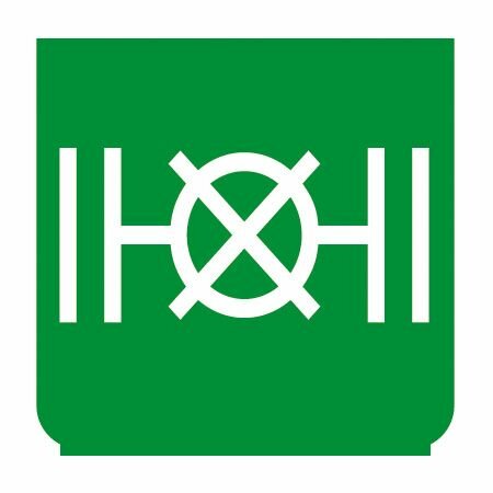 Emblem - Differentialsperre grün