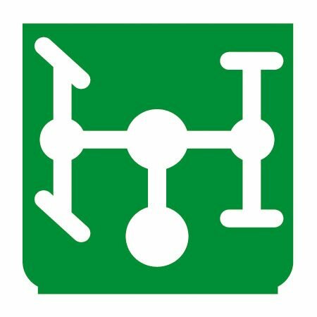 Emblem - zusätzlicher Antrieb grün