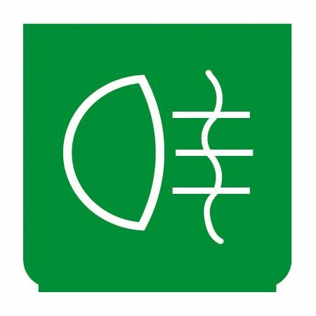 Emblem - Nebelschlussleuchte grün