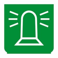 Emblem - Drehleuchte grün