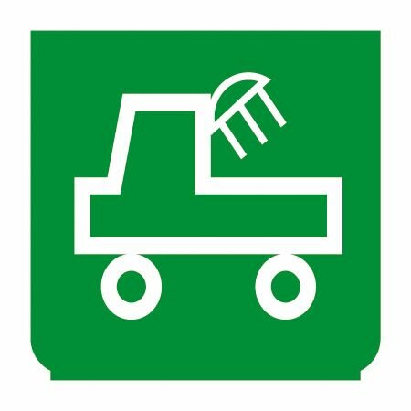 Symbole - feu de cal vert