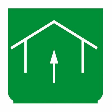 Emblem - Hebedach grün