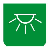 Emblem - Innenbeleuchtung grün