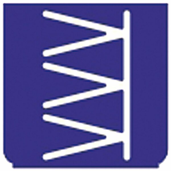 Emblem - Sprühbalken blau