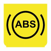 Emblem - ABS Test gelb