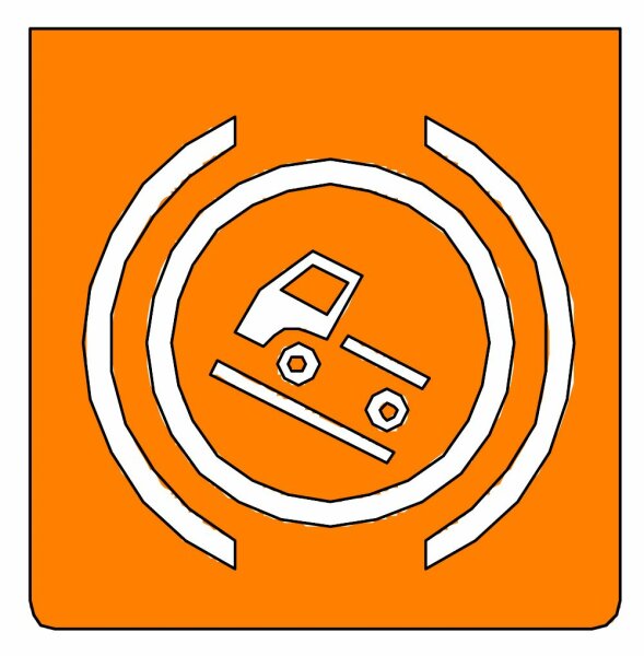 Emblem - Berganfahrhilfe „Hillholder“ or/ws