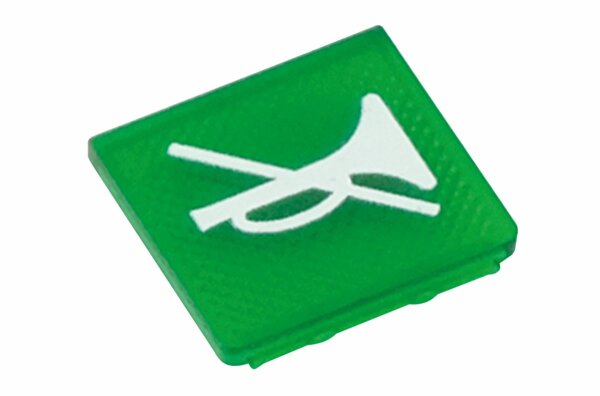 Emblem - Rückfahrwarner/Horn Aus - grün