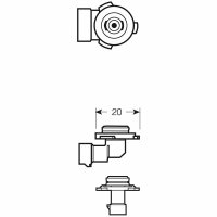 Glühlampe HB3 12V Xenon Look